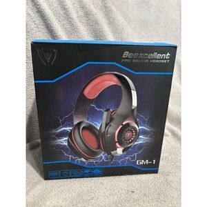 Beexcellent GM-1‎ Pro Gaming Headset With Deep Base and Soft Leather Earpads